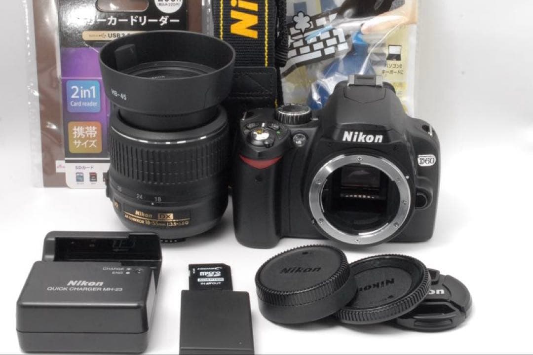 ✨スマホ転送✨Nikon D60 軽量 カメラデビューにも◎ 高画質 人気