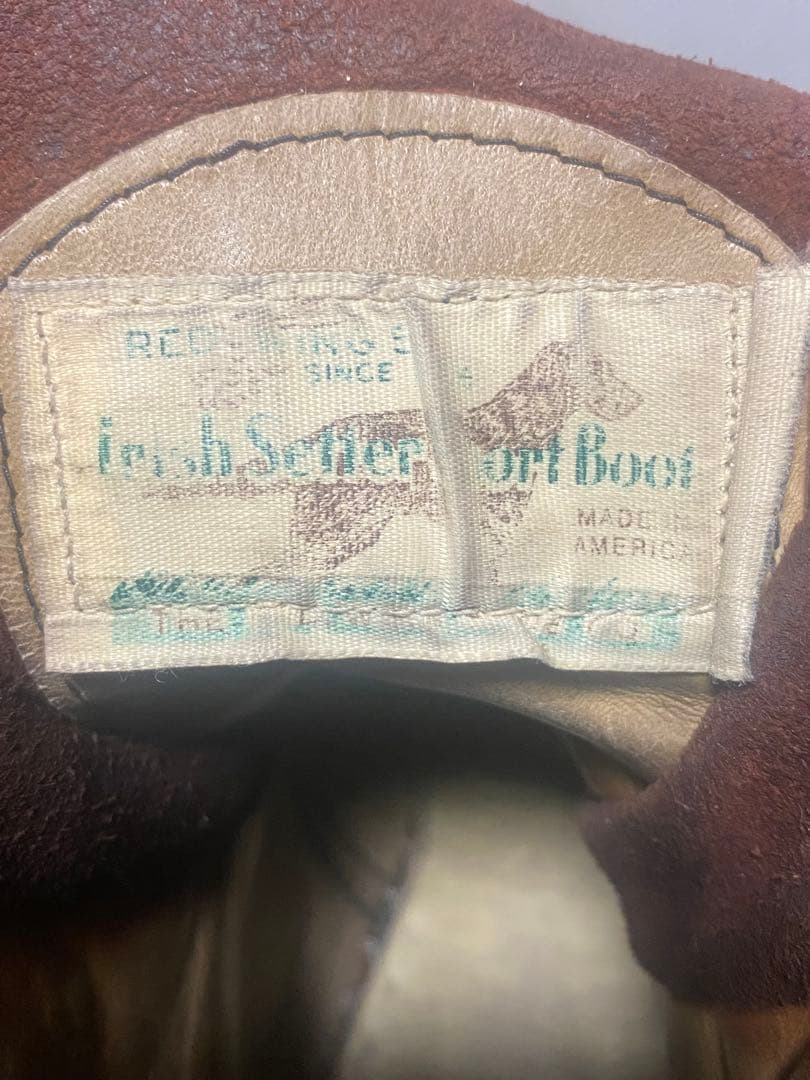 レッドウィング855アイリッシュセッター　旧犬タグ