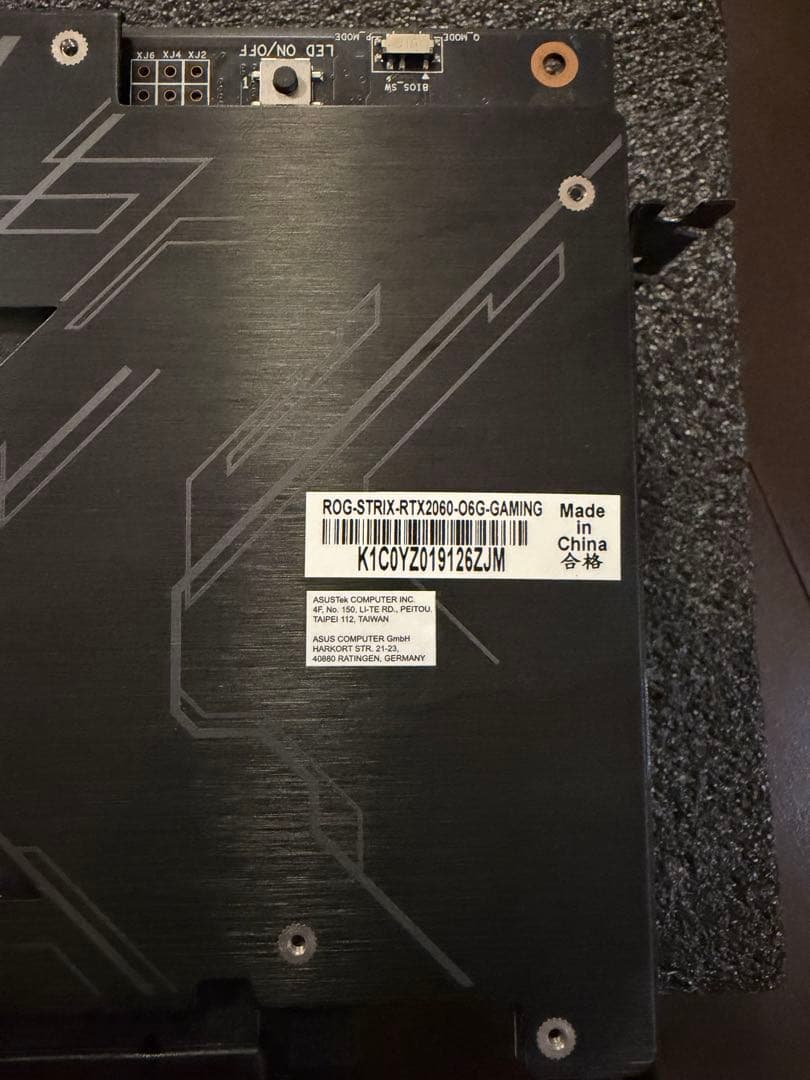 ROG-STRIX-RTX2060-06G-GAMING グラフィックボード