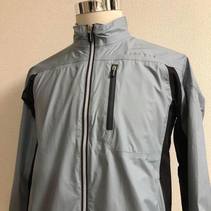 マンシングウェア◆ゴアテックス ジップアップ 撥水ジャケット◆グレー Mサイズ
