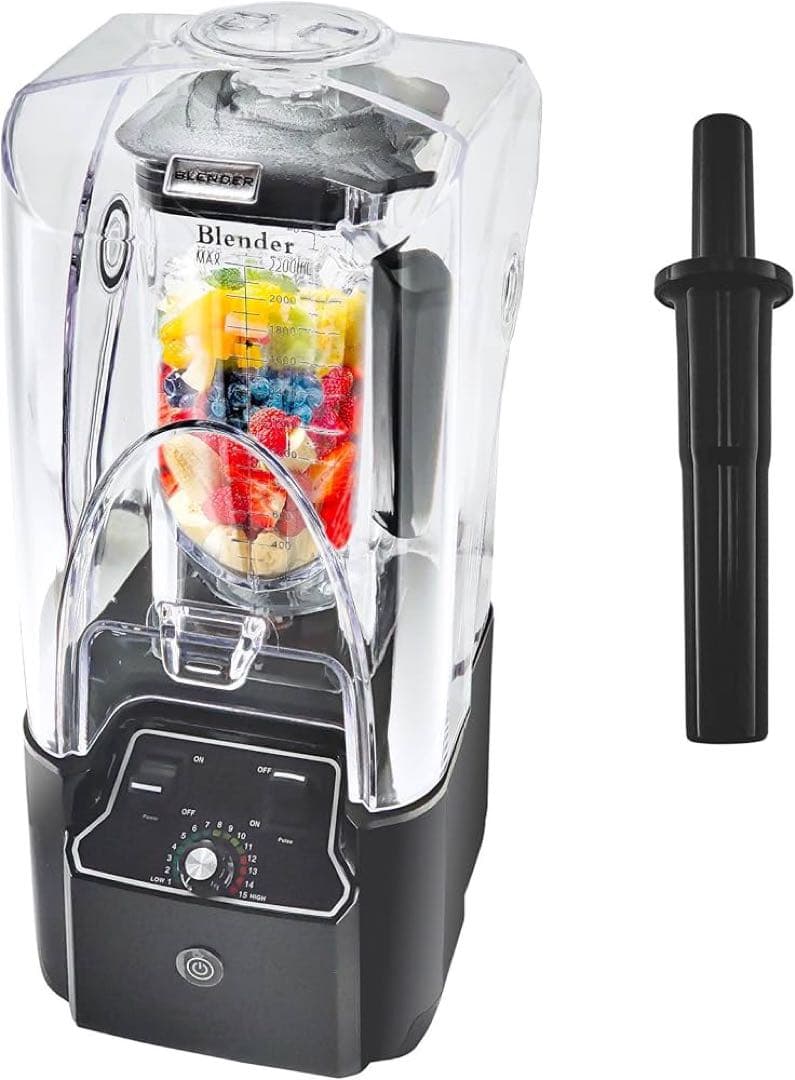 ジャンク品　ミキサー ブレンダー 2.2L 大容量 氷も砕ける 多機能 一台多役