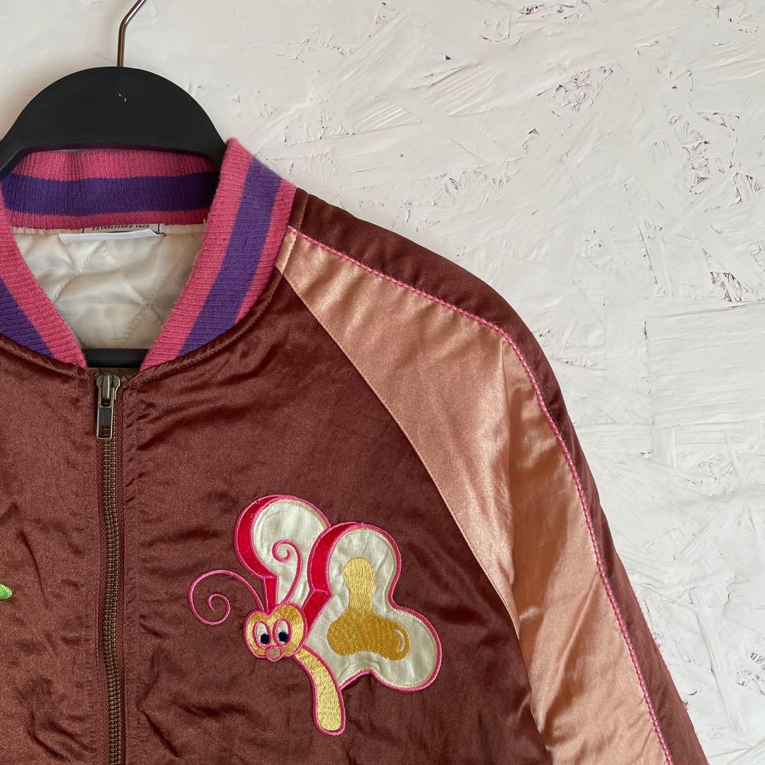 古着Vintage【Disney】アリスインワンダーランド　スカジャンブルゾンL