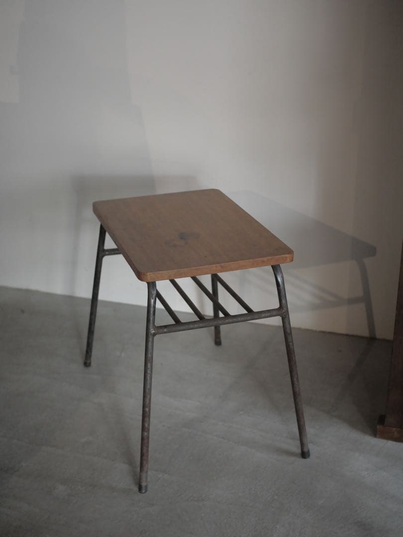 ②コーヒーテーブル　サイドテーブル　机　古家具　古道具　アンティーク　昭和レトロ