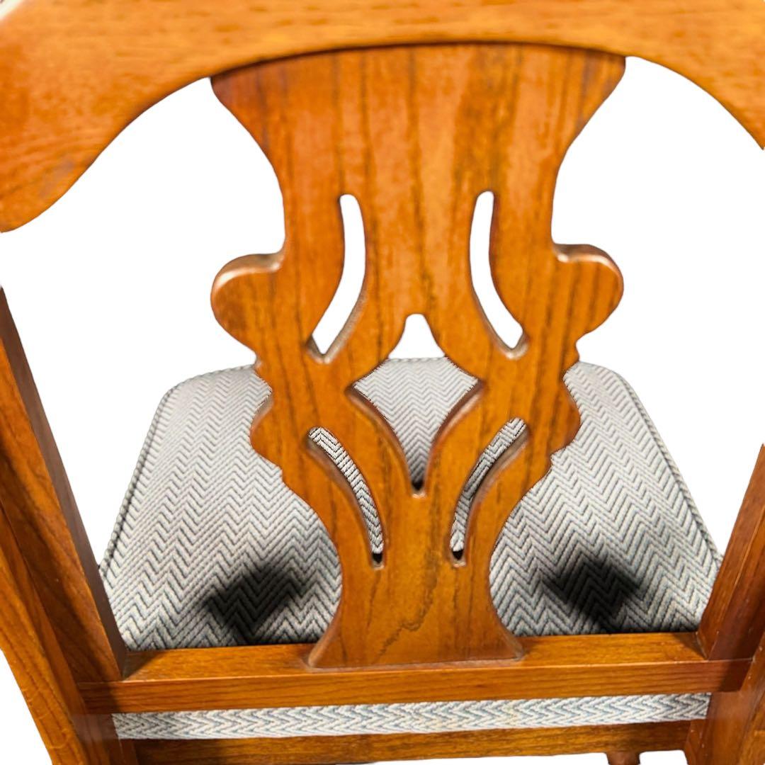 HR802 三越ブルージュ　アームレスチェア　ダイニングチェア