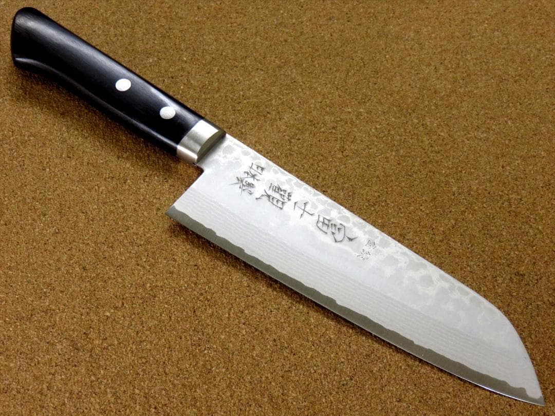 関の刃物 三徳包丁 170mm 鍛錬 VG10 ダマスカス鋼 17層 万能包丁