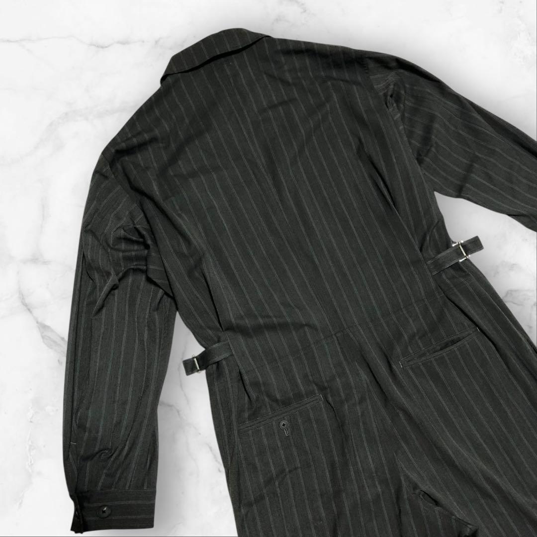 新品タグ付き✨　LOEFF ヘリンボーン ストライプ オールインワン24AW