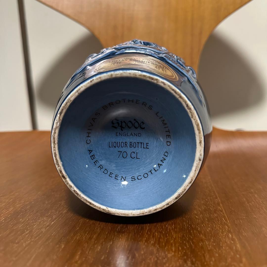 ロイヤルサルート21年　青陶器　巾着付き　スコッチ　古酒 al36