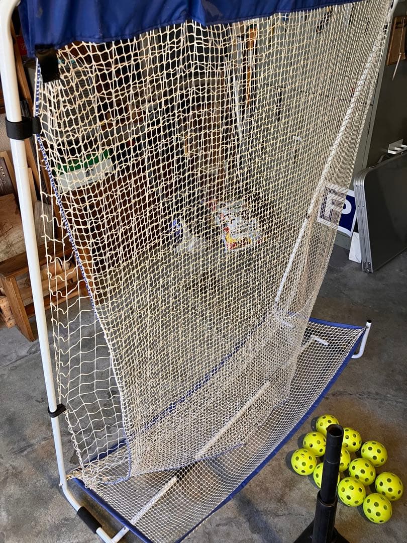 バッティング練習 3点セット (ネット、バッティングティー、ボール)