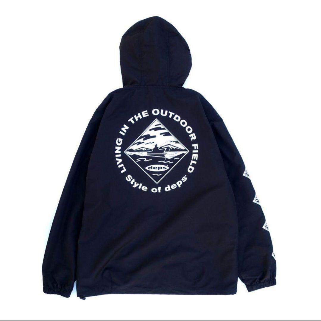 デプス　deps　アノラックパーカー　ナイロンジャケット　L　ブラック