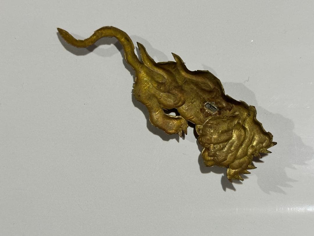 軍配団扇 時代金工 飾り金具 彫金 金属工芸