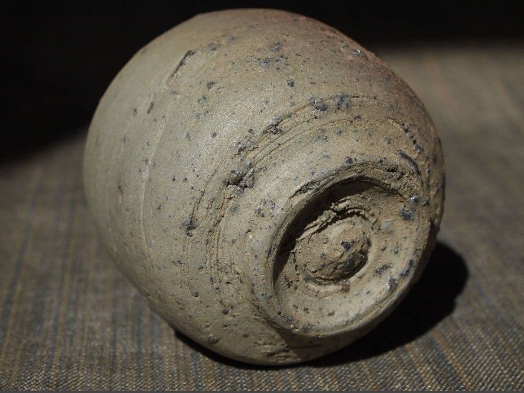 希少作★中里隆【師：小山富士夫＆中里太郎右衛門】★種子島焼ぐい呑み★共箱