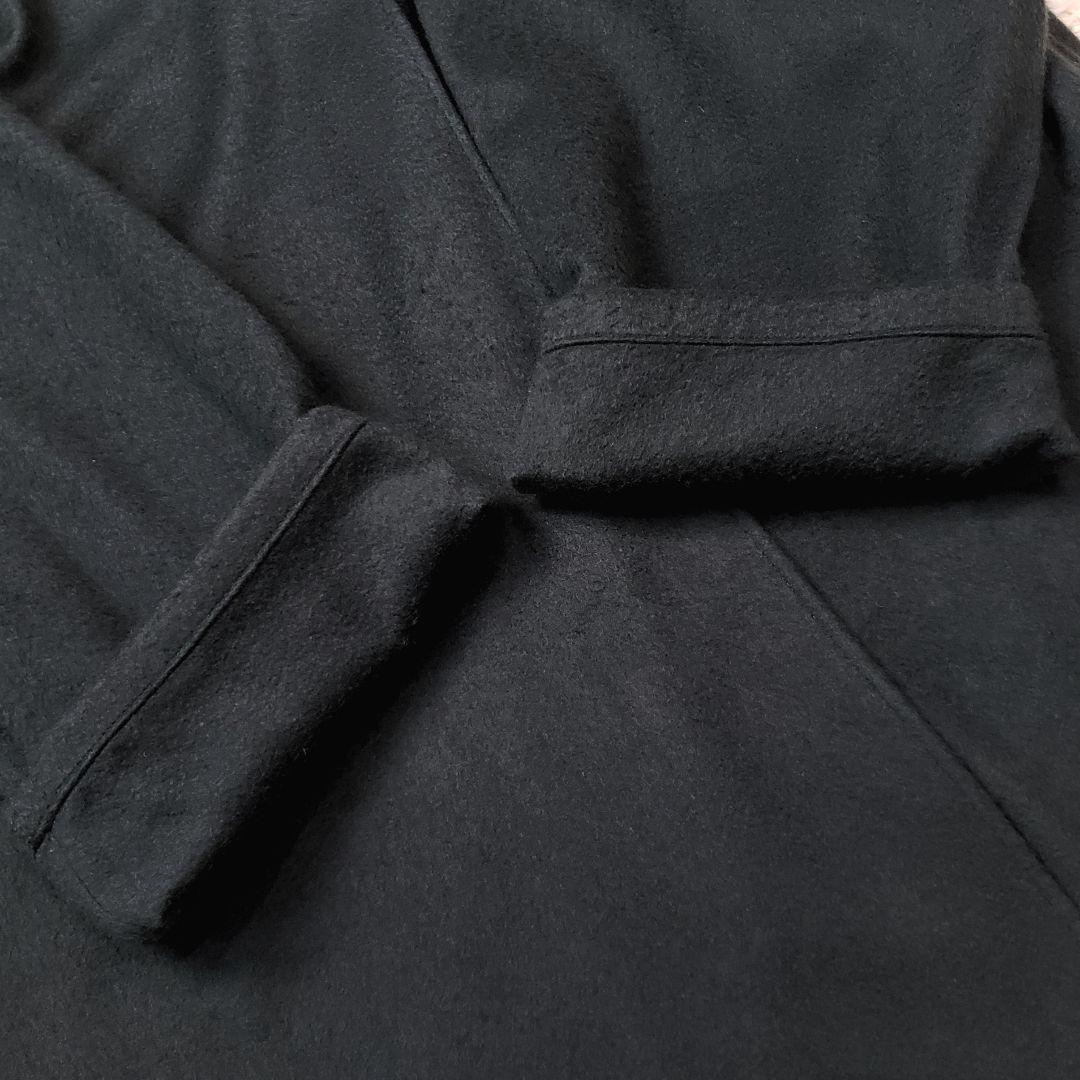 aaakira 美品 フェラガモ カシミヤケープコート ポンチョ フリンジ