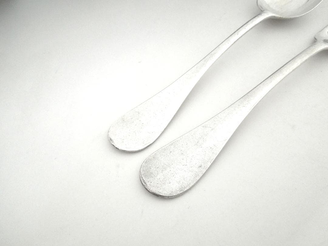 フランス　シルバースプーン＆フォーク　H&C　 純銀