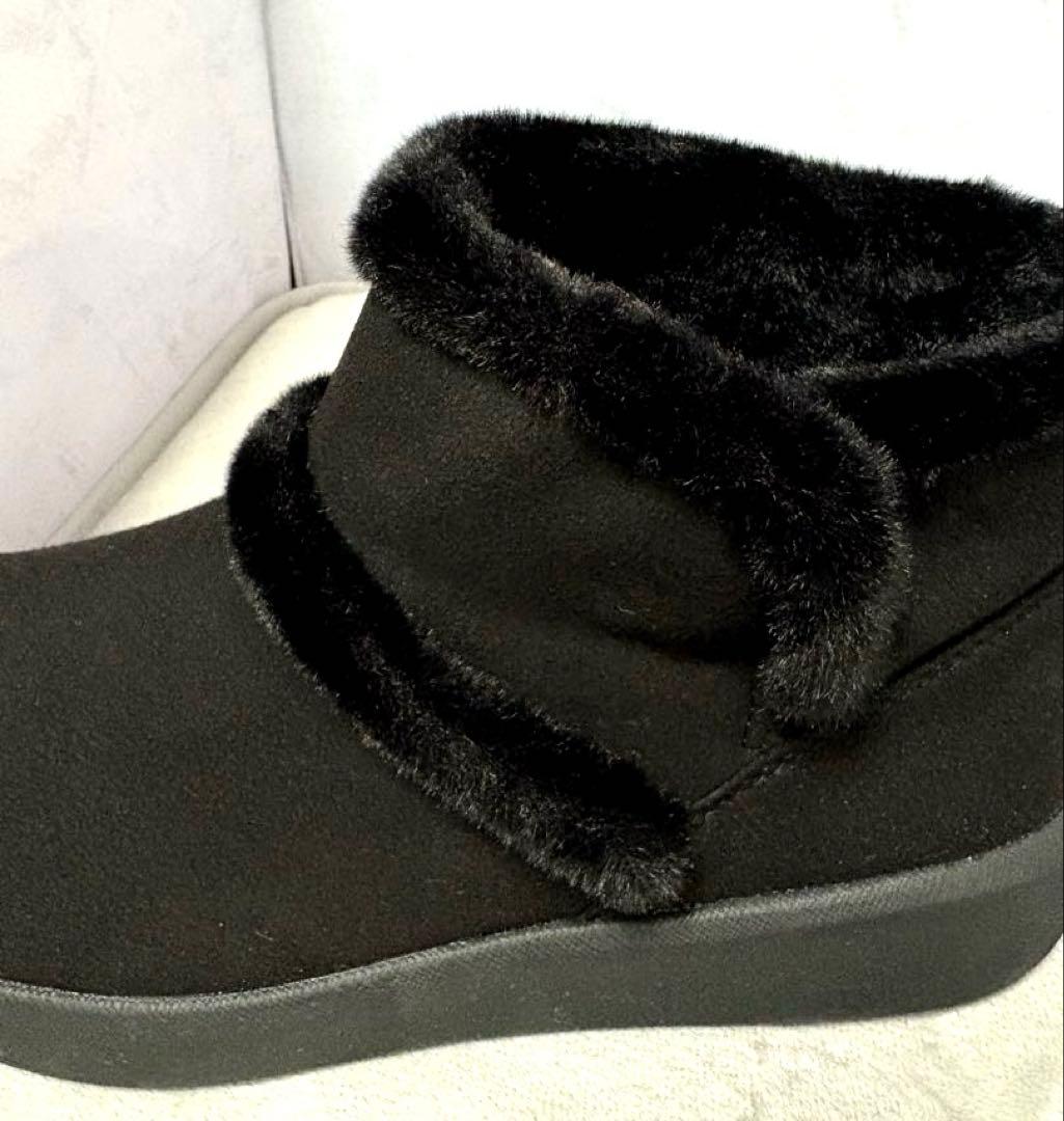 新品コロンビア24防水保温防滑ショートスノーブーツファーオムニヒート黒