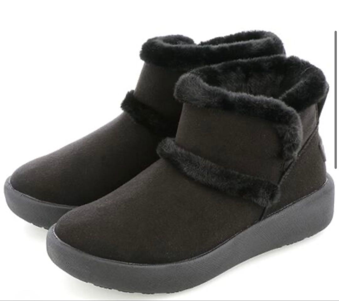 新品コロンビア24防水保温防滑ショートスノーブーツファーオムニヒート黒