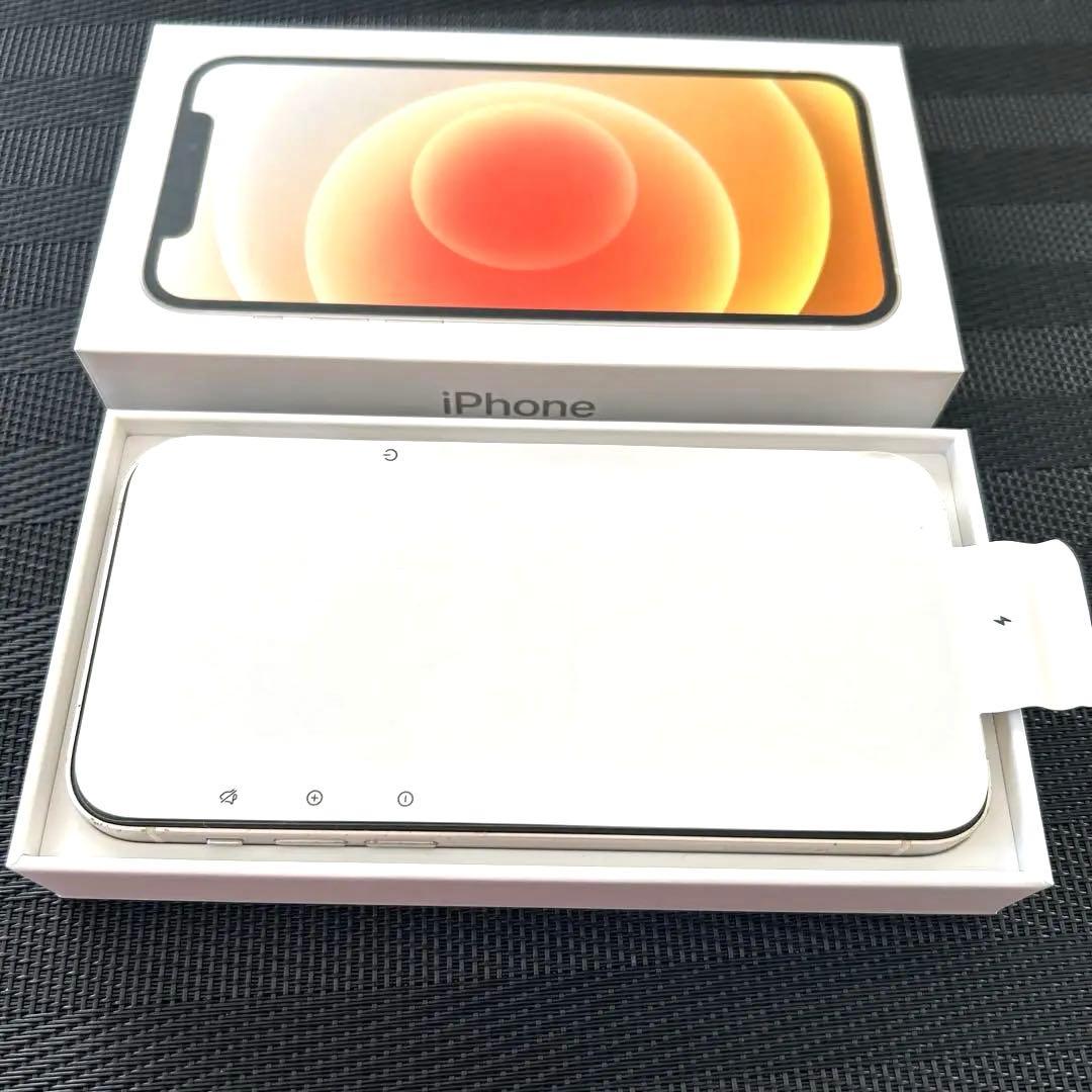 AppleiPhone12スマートフォン本体128GB充電ケーブル付SIMフリー