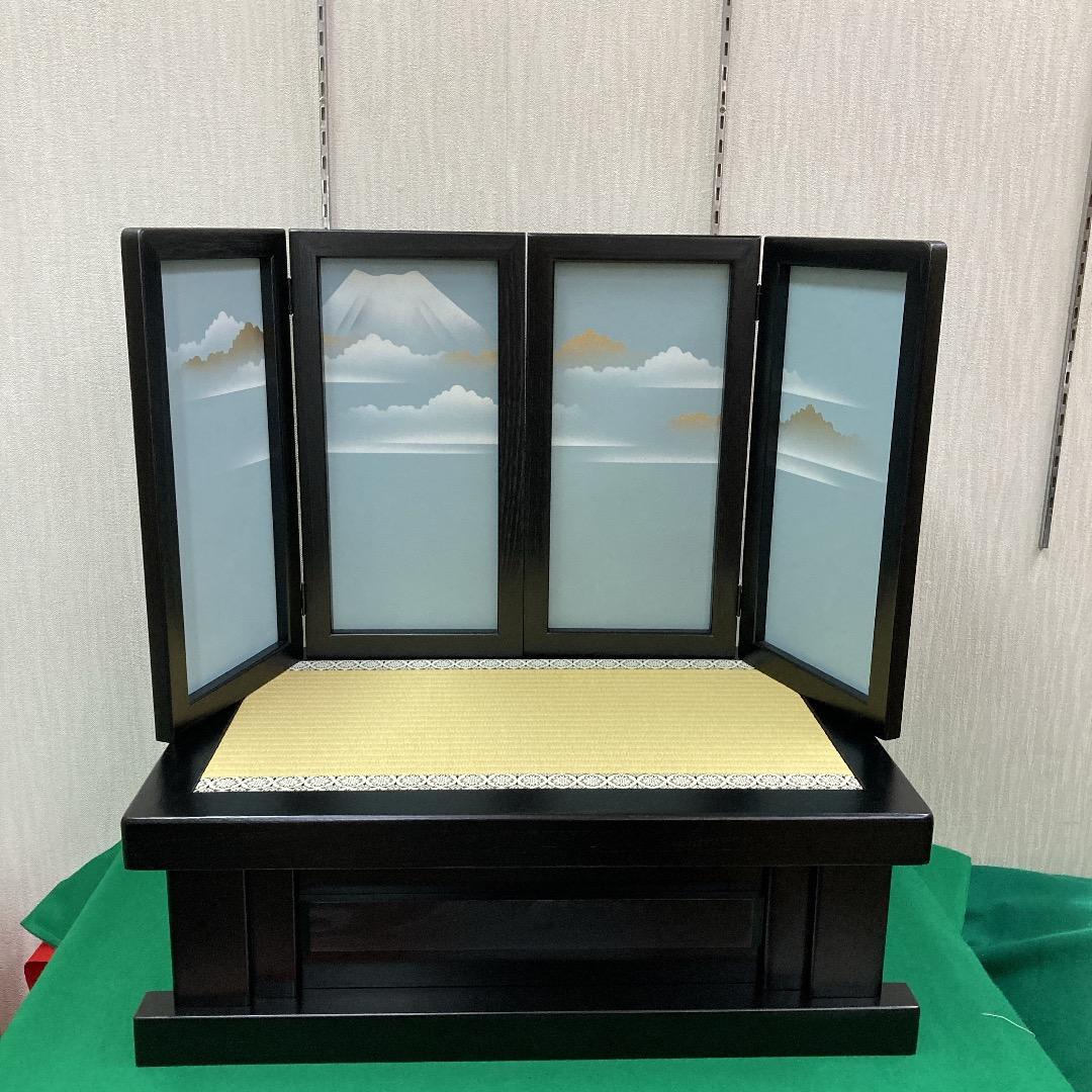 専用ページ　E22 五月人形　台巾70㎝位　飾り台屏風のみ　五月鎧兜　子供大将