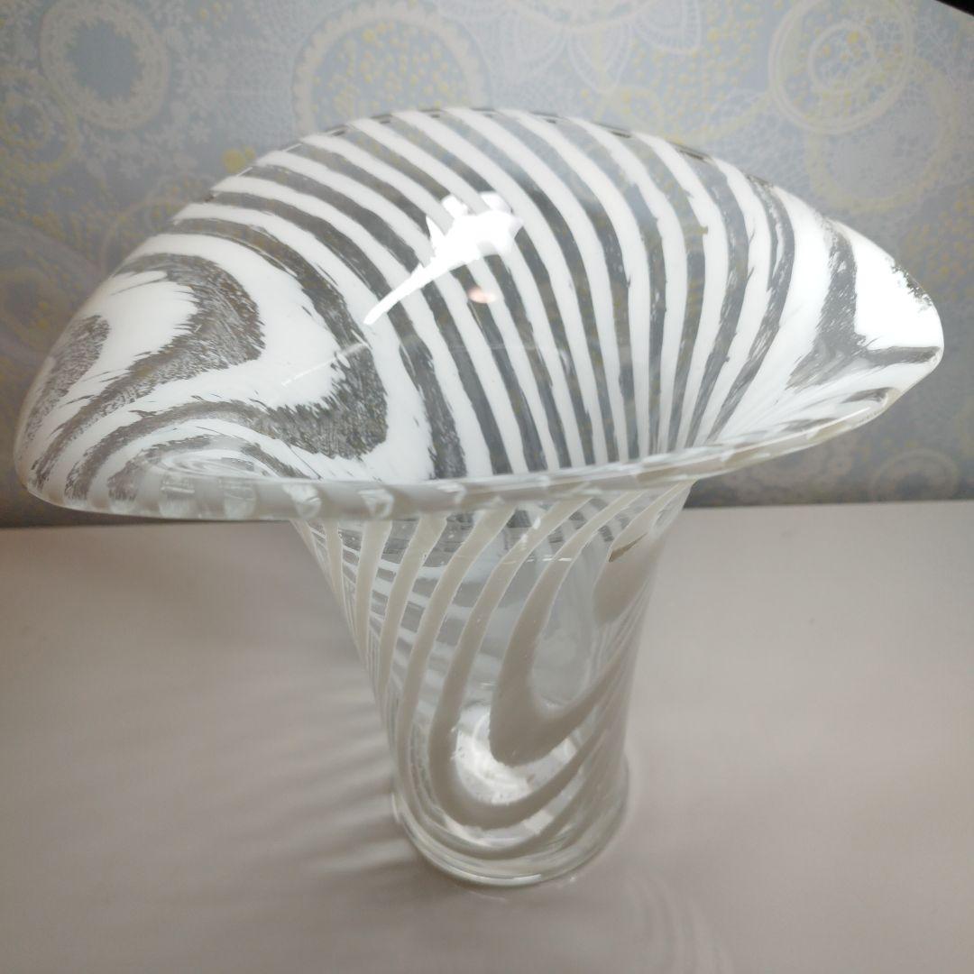 ヴィンテージPeill & Putzler　ガラス花瓶　1970年代　インテリア