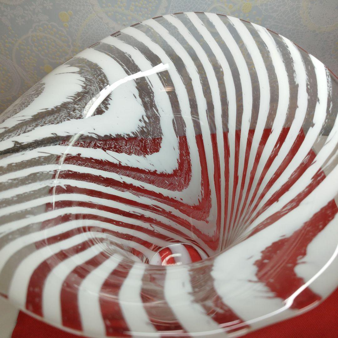 ヴィンテージPeill & Putzler　ガラス花瓶　1970年代　インテリア