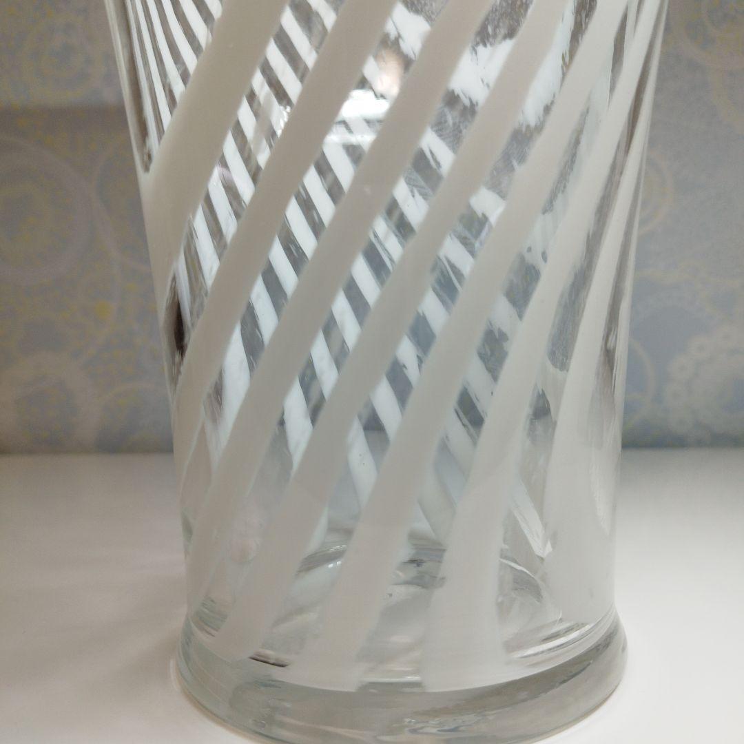 ヴィンテージPeill & Putzler　ガラス花瓶　1970年代　インテリア
