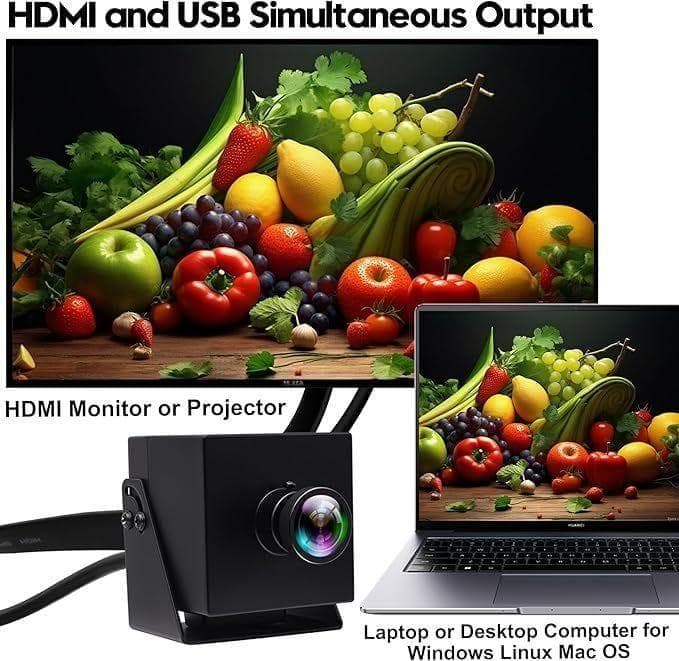 ELP HDMI 60fps USB カメラ 4K 高速 USB3.0 カメラ