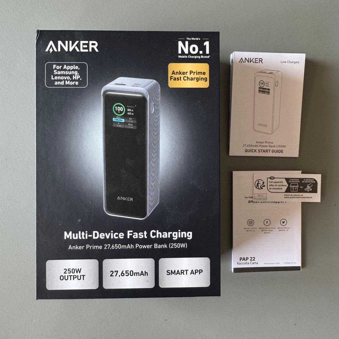 ANKER モバイルバッテリー Power Bank 27,650mAh 大容量