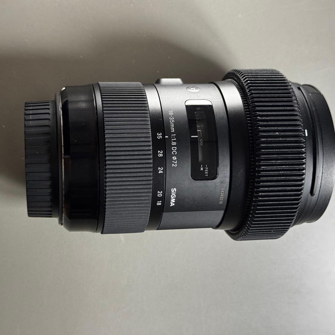 Sigma Art 18-35 1:1.8 DC ズームレンズEFマウント完動品