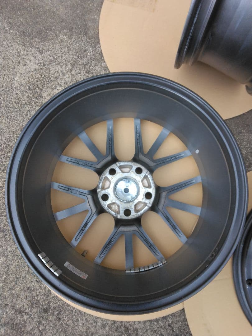 17インチ 5/114,3の7Jオフセット+38アルミホイールのみ中古4本セット