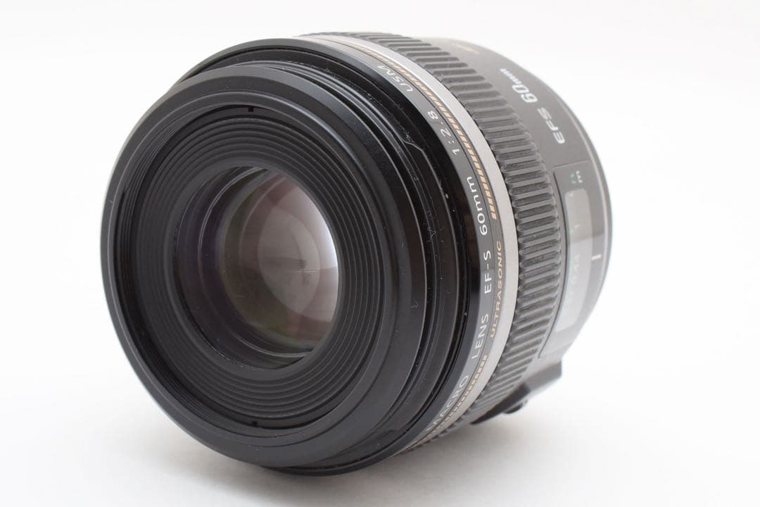【美品】キヤノン Canon EFS60mm f/2.8 マクロ USM