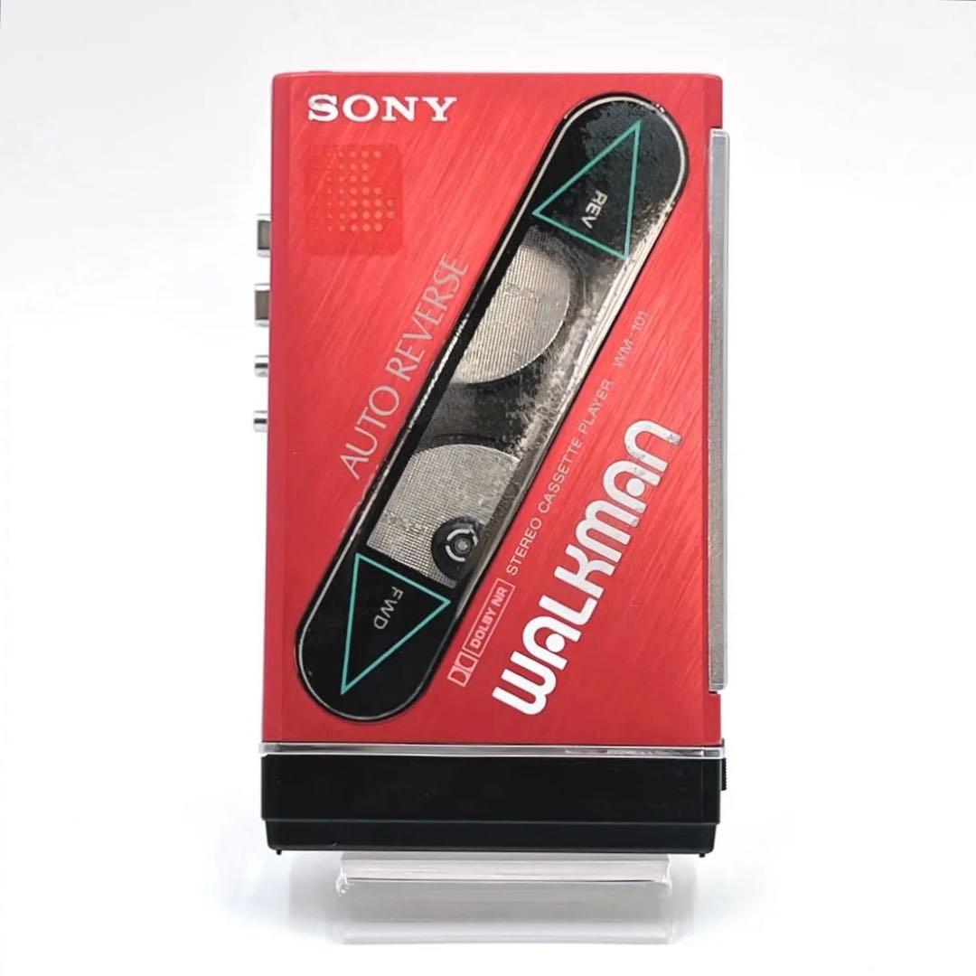 【動作品・音出し確認済】 SONY WM-101 ウォークマン 希少色　再生OK