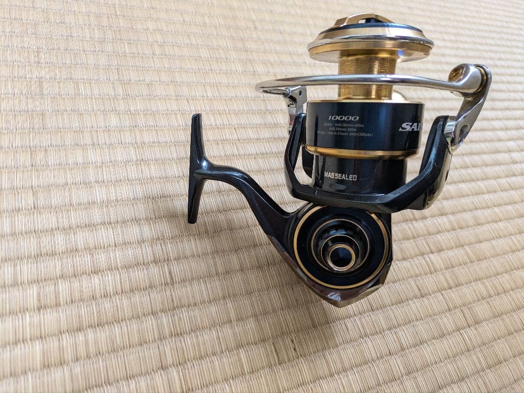 20ソルティガ10000HG＋SLPアルミラウンドノブ