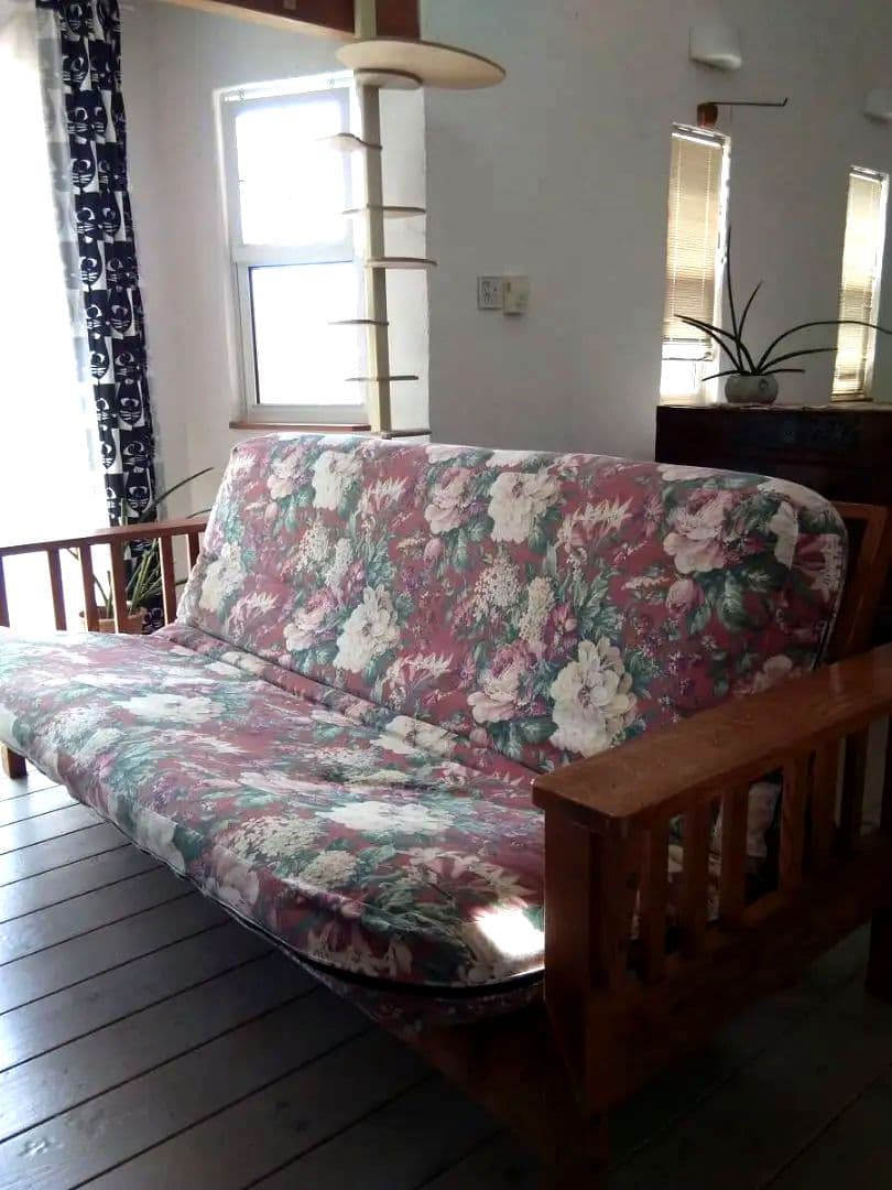 LLBean 手渡し可 ミッションフートンUSA製 トリプルソファ ソファベッド