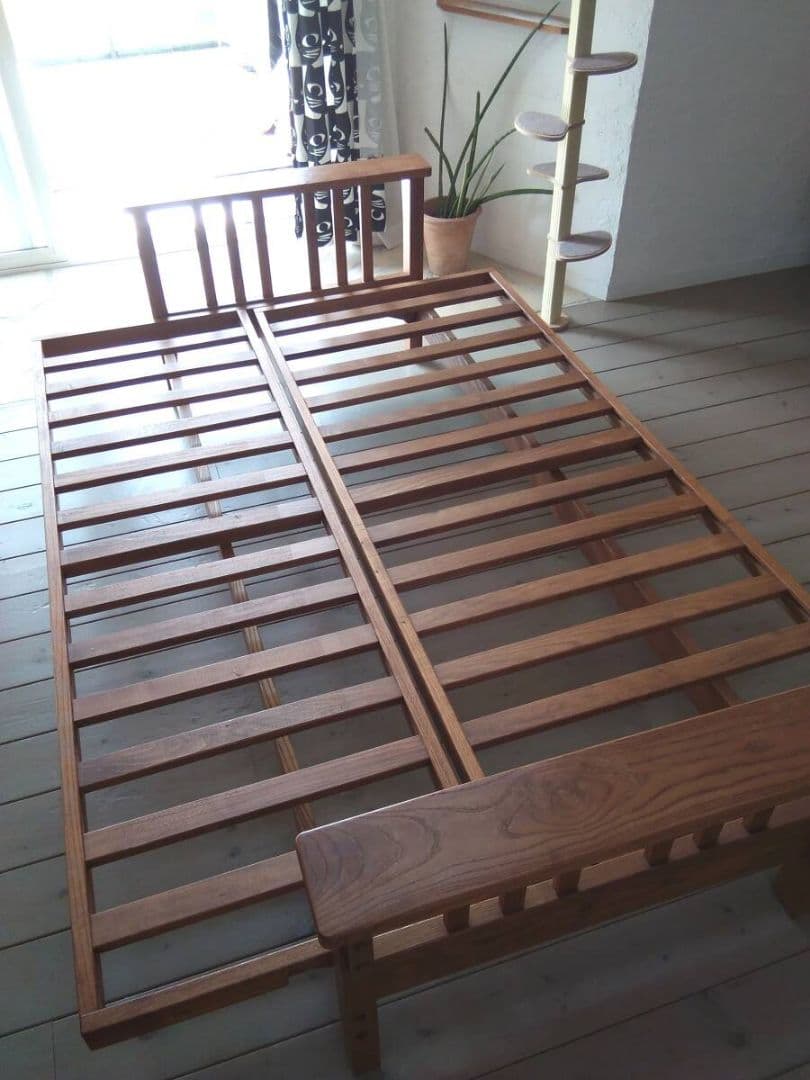 LLBean 手渡し可 ミッションフートンUSA製 トリプルソファ ソファベッド