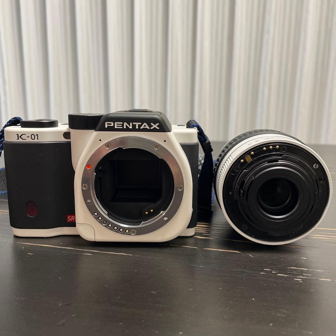 PENTAX K-01 ホワイト ミラーレス一眼