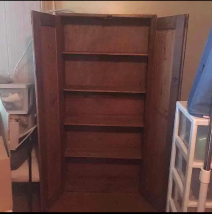 ☆アンティーク　収納棚　食器棚　本棚