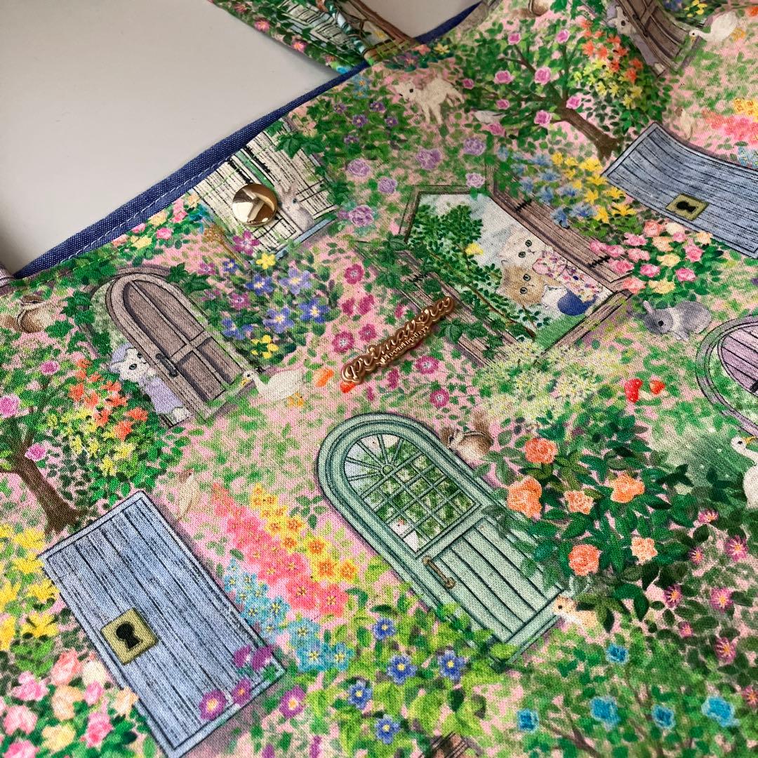 トートバッグ　ユキエモン　シークレットガーデン　大きめ　訳あり