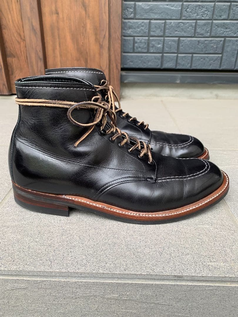 お値下げ　オールデン Alden インディーブーツ 401 ブラックカーフ