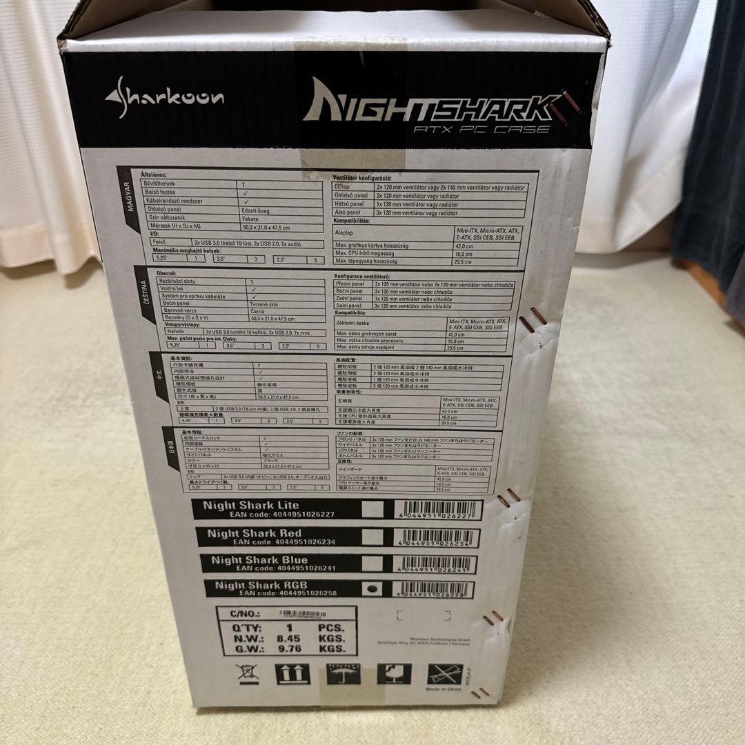 PCケース(自作PC用) Night Shark RGB