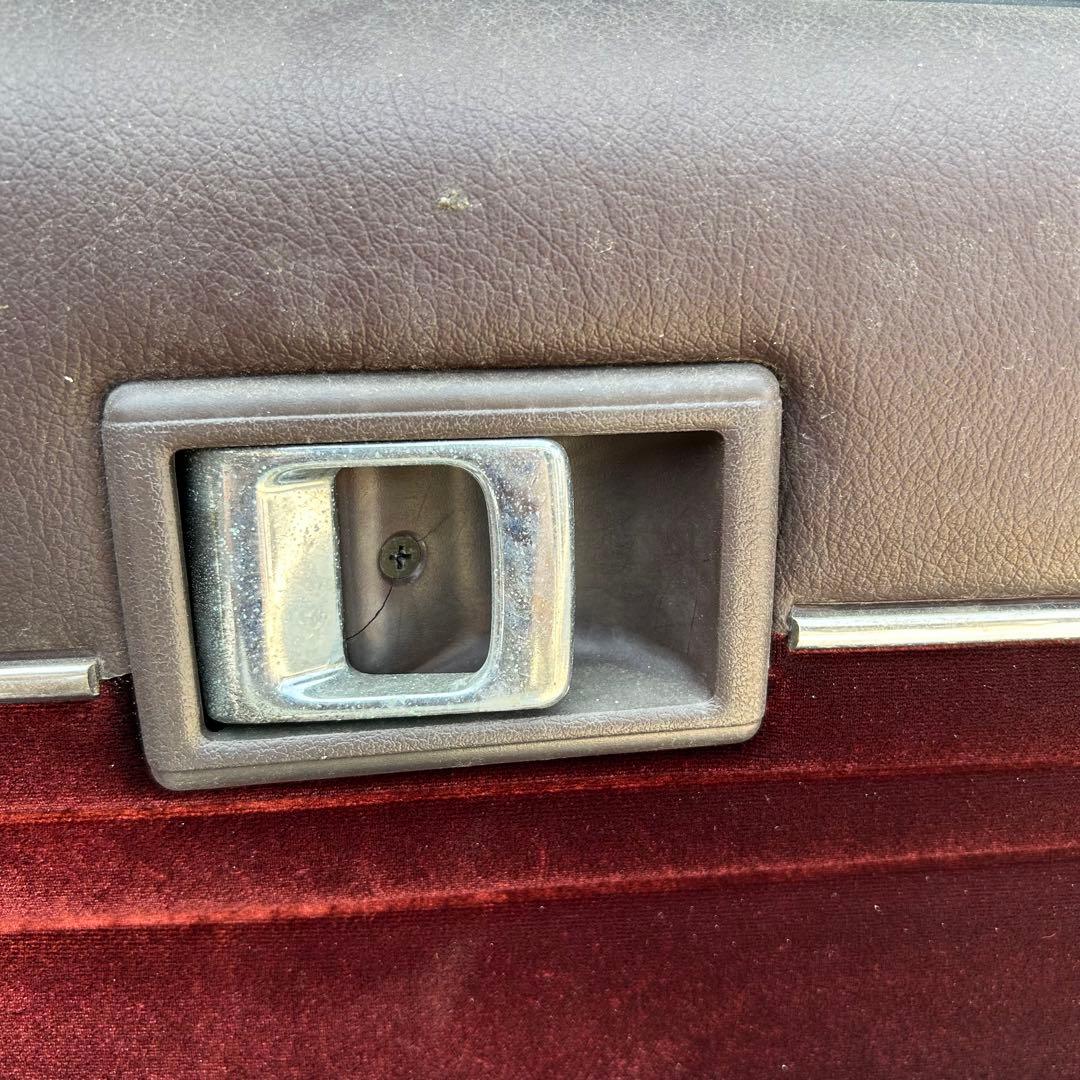 マークII GX71 左フロントドア ホワイト ワインレッド