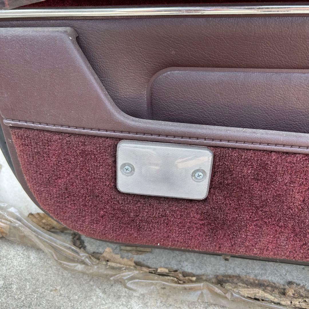 マークII GX71 左フロントドア ホワイト ワインレッド