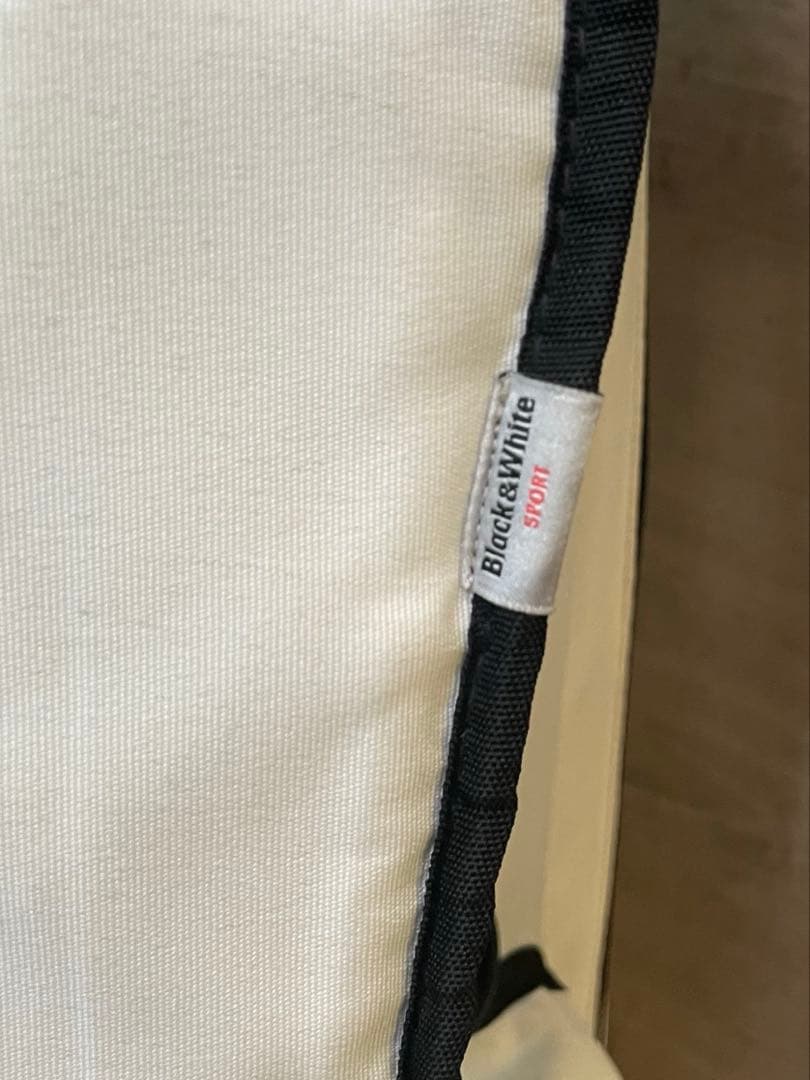 希少ブラック＆ホワイト 軽量 スタンド ゴルフバッグ