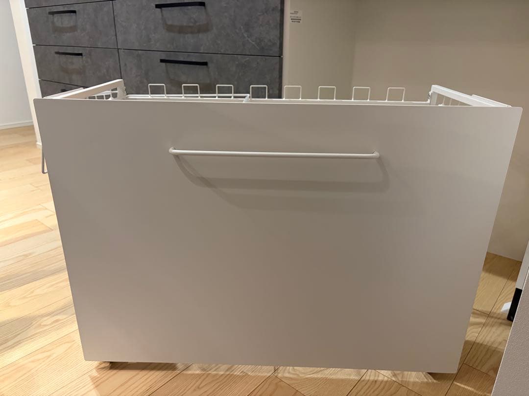 ホワイト収納ラック 折りたたみ式