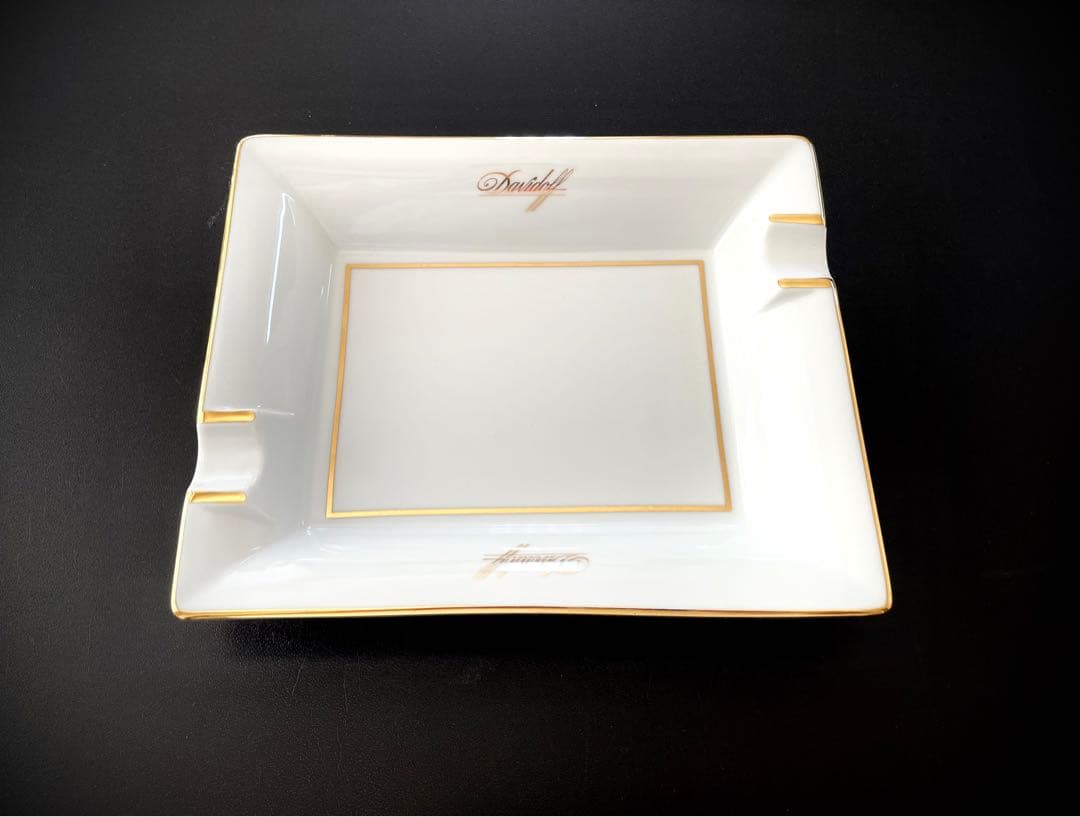 【美品】Davidoff ダビドフ・シガー 葉巻 灰皿