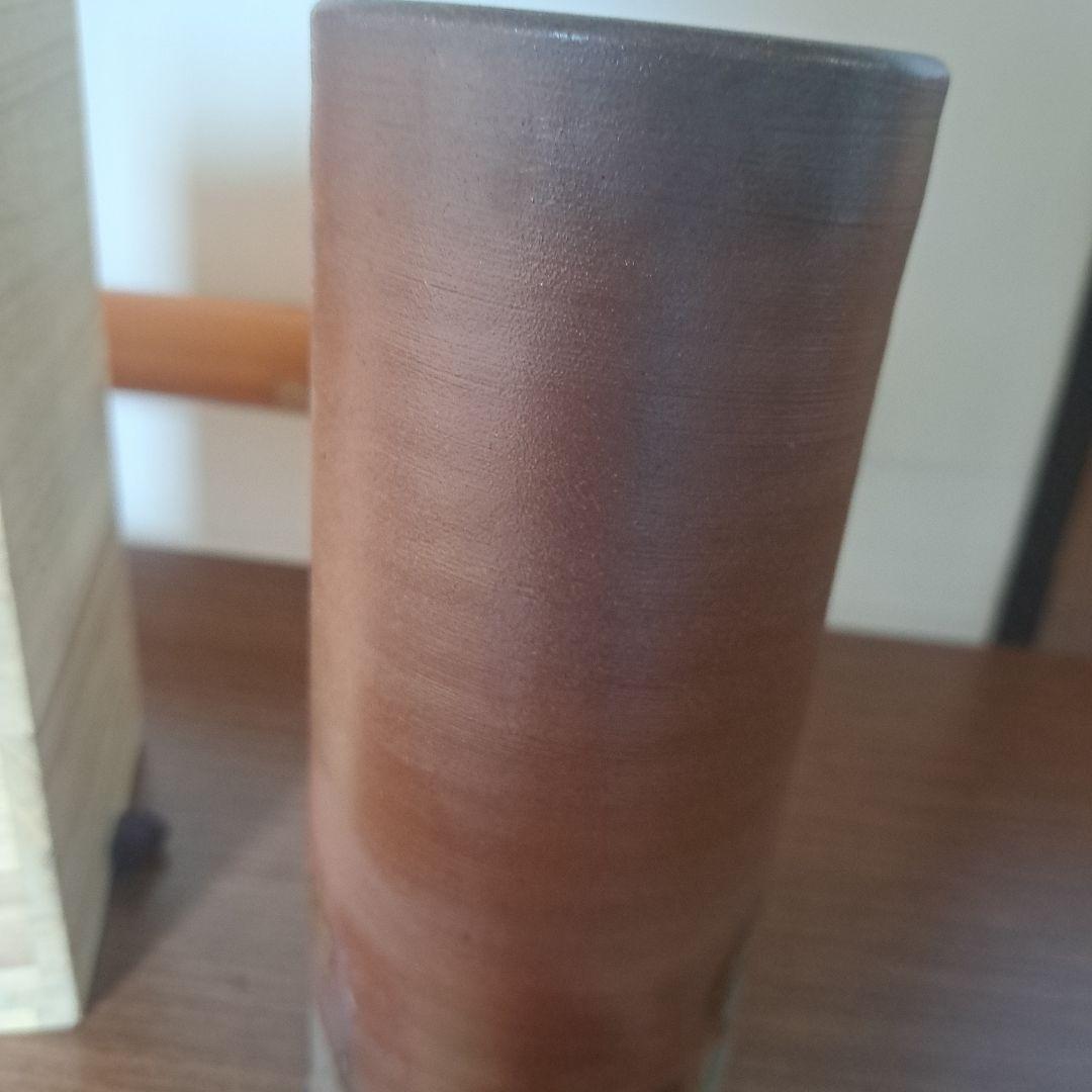 備前焼　花入れ　箱あり　未使用