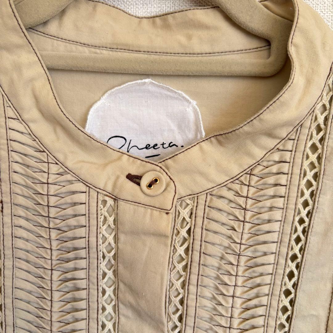 Pheeta Trinity Shirts フィータ 刺繍入りシャツ ブラウス