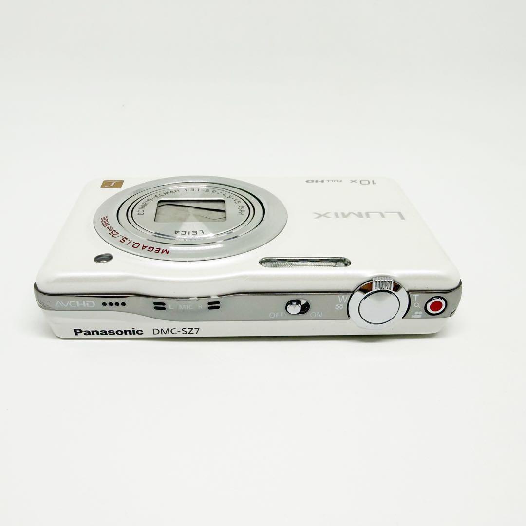 Panasonic LUMIX DMC-SZ7 ホワイト コンデジ