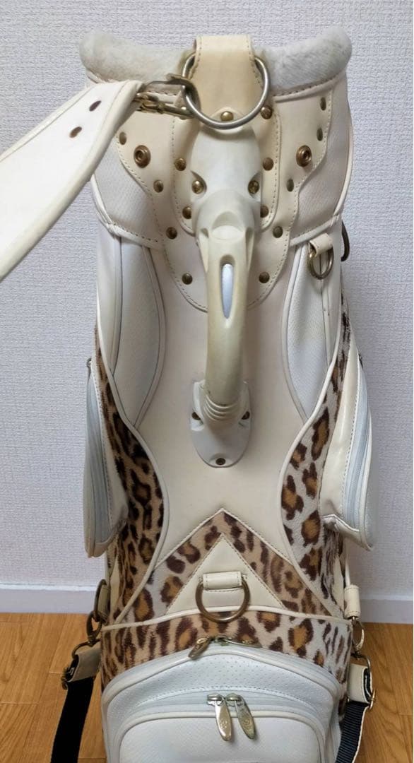 希少 ラッセルノ 限定 シャーク ヒョウ柄 ゴルフ キャディバッグ