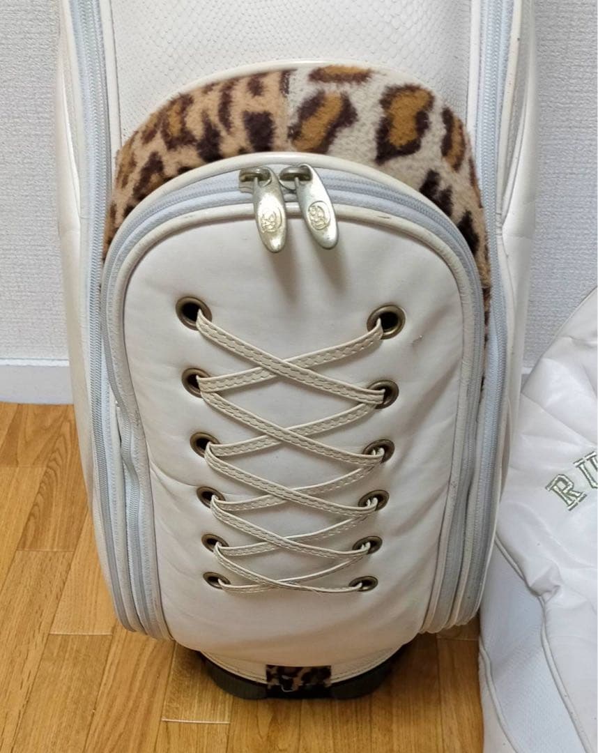 希少 ラッセルノ 限定 シャーク ヒョウ柄 ゴルフ キャディバッグ