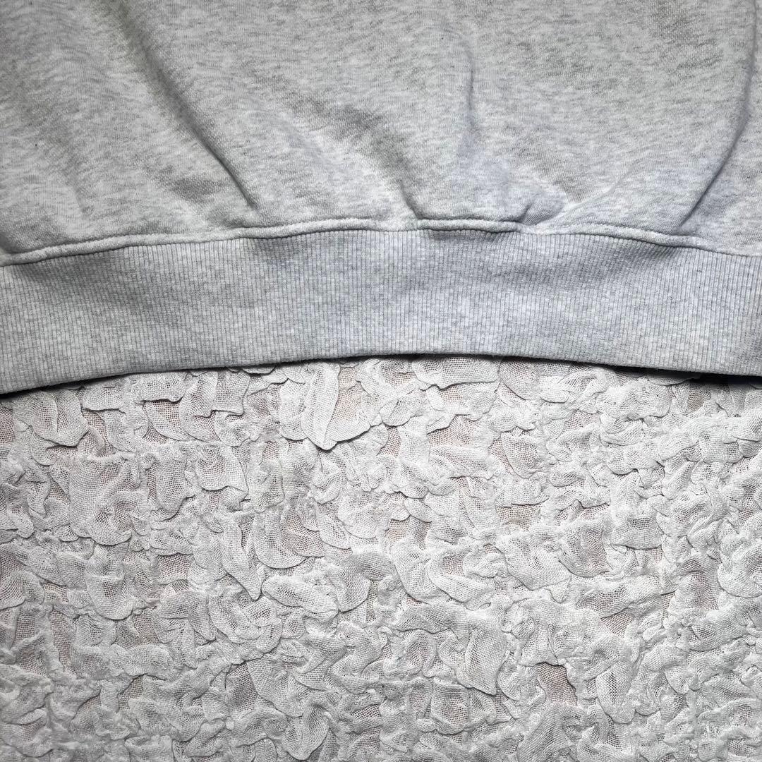 『希少』　Casablanca スウェット　ビッグ刺繍ロゴ　グレー　【L】