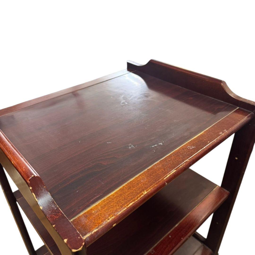 【希少】カリモク キッチンワゴン 配膳ワゴン ワゴン レトロ アンティーク